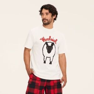 Adult Sheep Graphic Print Short Sleeve Crewneck T-Shirt - Woolrich x Target